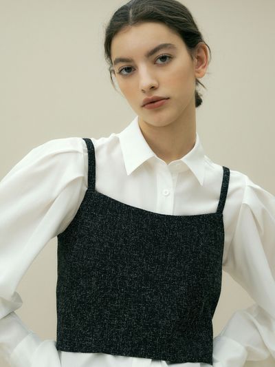 octette Bustier Top_Black