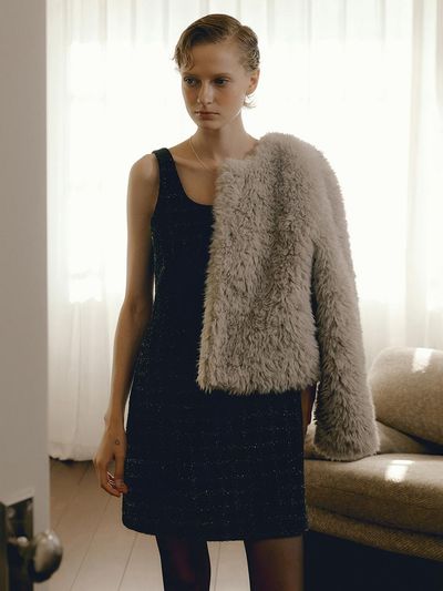 octette GLAM PEARL TWEED MINI OPS_BLACK