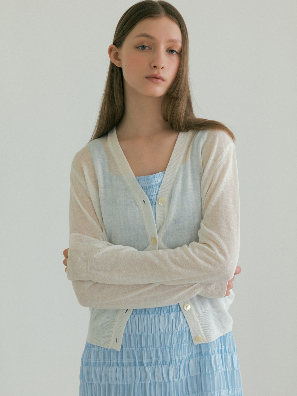 octette Linen Cardigan