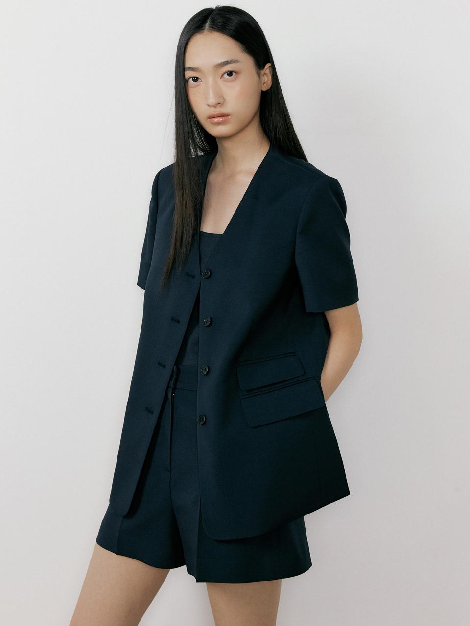 octette Nocollar Single Blazer_2 Colors