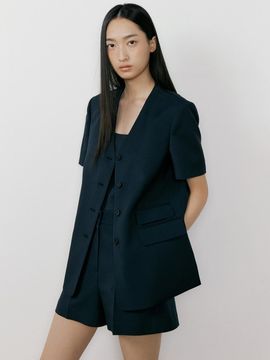 octette Nocollar Single Blazer_2 Colors