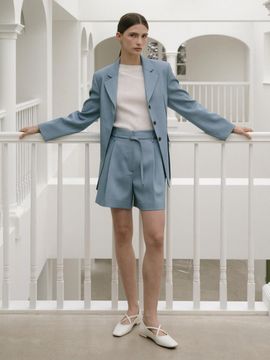 octette One Tuck Bermuda Pants_2 Colors