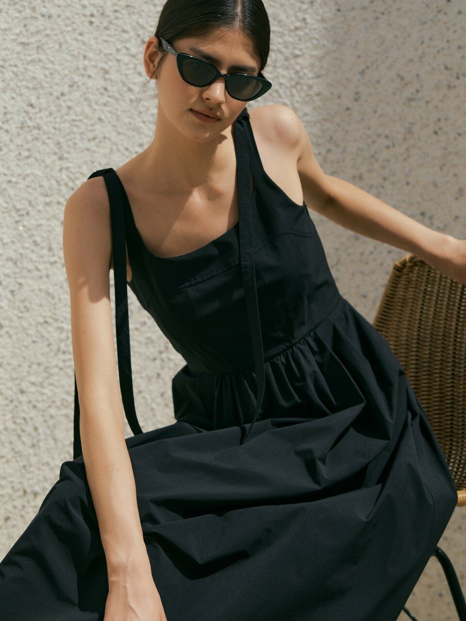 octette Ribbon Dress_Black