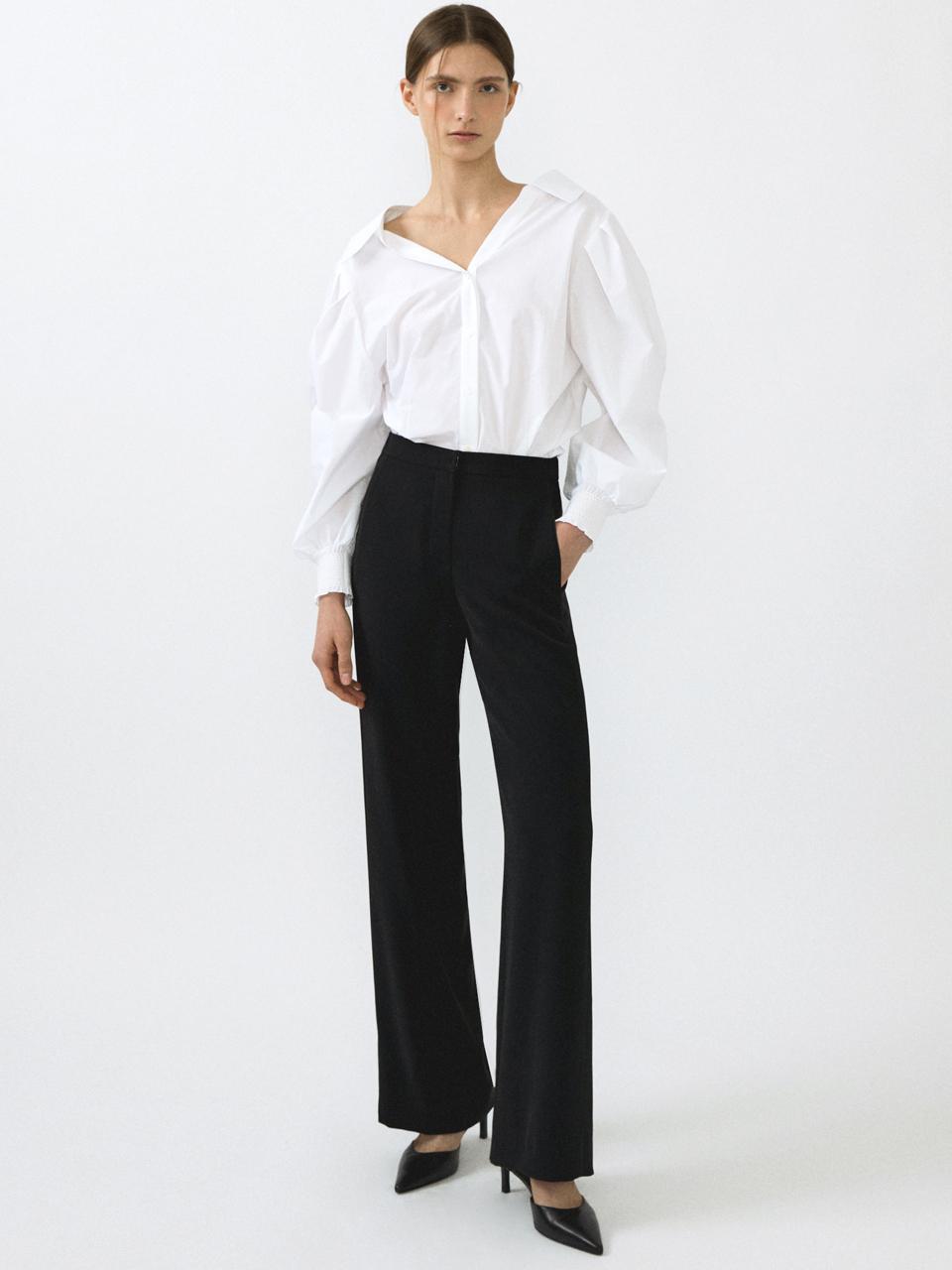 octette Side Line-Semi Pants_Black