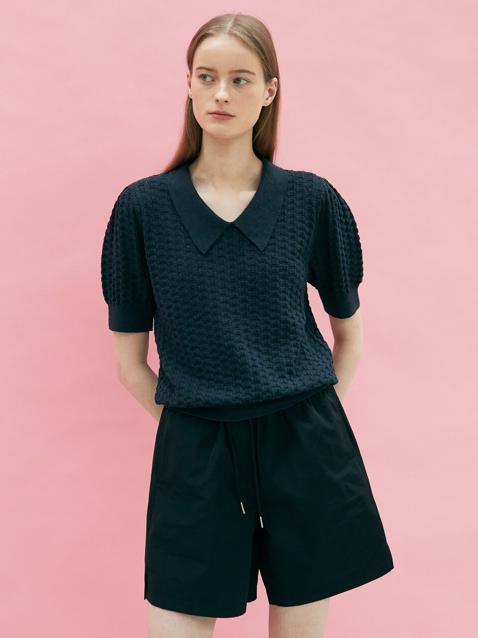 octette Slit Short Pants (Black)