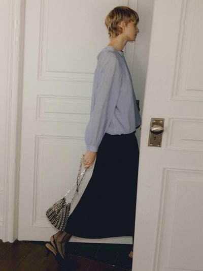 octette WOOL MAXI TROUSER SKIRTS_2COLOR