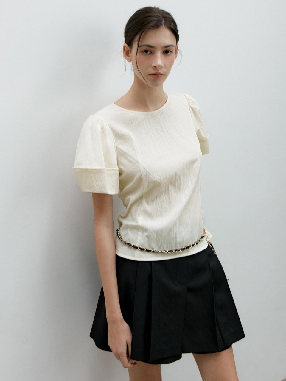 octette WRINKLE VOLUME BLOUSE_2COLOR