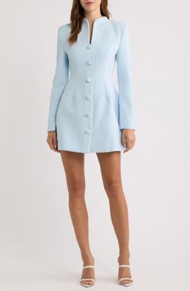 Odd Muse Odd Muse Button Down Long Sleeve Minidress