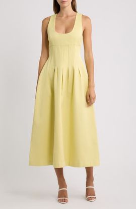 Odd Muse Odd Muse Cinched Midi Dress