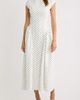 Odd Muse Odd Muse Dot Gathered Midi Dress - 1