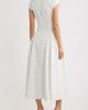 Odd Muse Odd Muse Dot Gathered Midi Dress - 2
