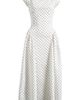 Odd Muse Odd Muse Dot Gathered Midi Dress - 5