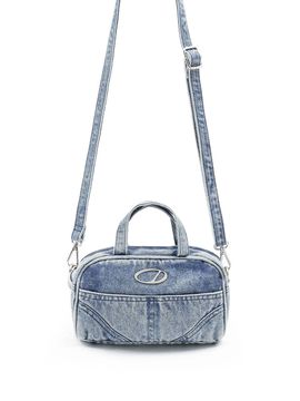 ODD STUDIO Odd Signature Denim Slit Mini Bag
