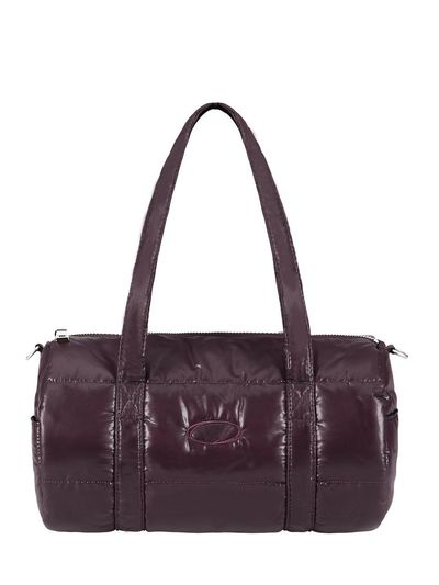 ODD STUDIO Odd Signature Glossy Padding Shoulder Bag_Burgundy