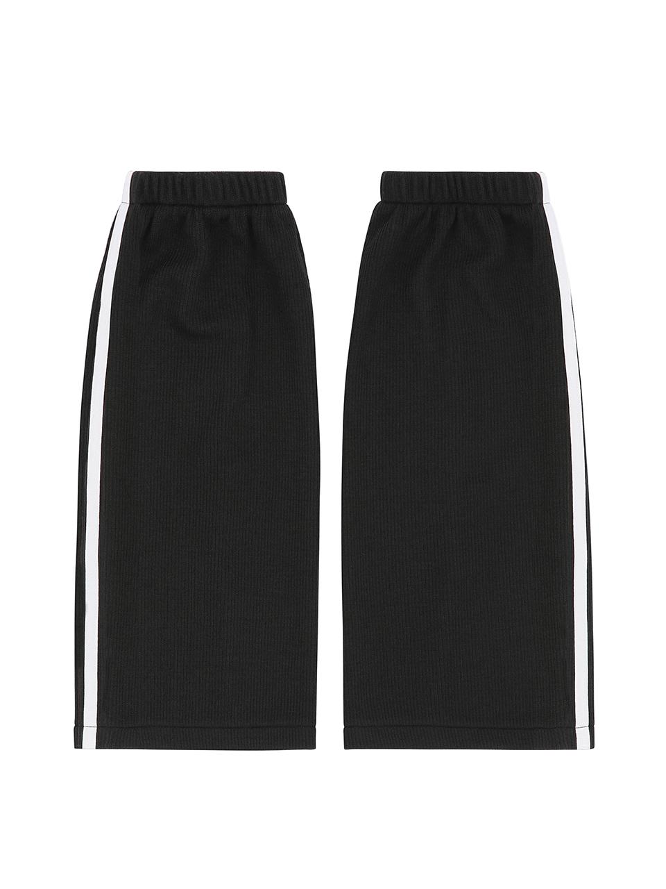 ODD STUDIO Odd Signature Track Leg Warmer_Black