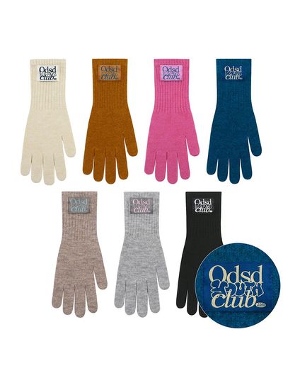 ODD STUDIO Odsd Youth Club Finger Hole Knit Gloves