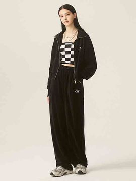 ODD STUDIO OS Logo Velour Cropped Set-up - 6 colors