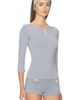Oddli Oddli 3/4 Boat Neck Top - 2