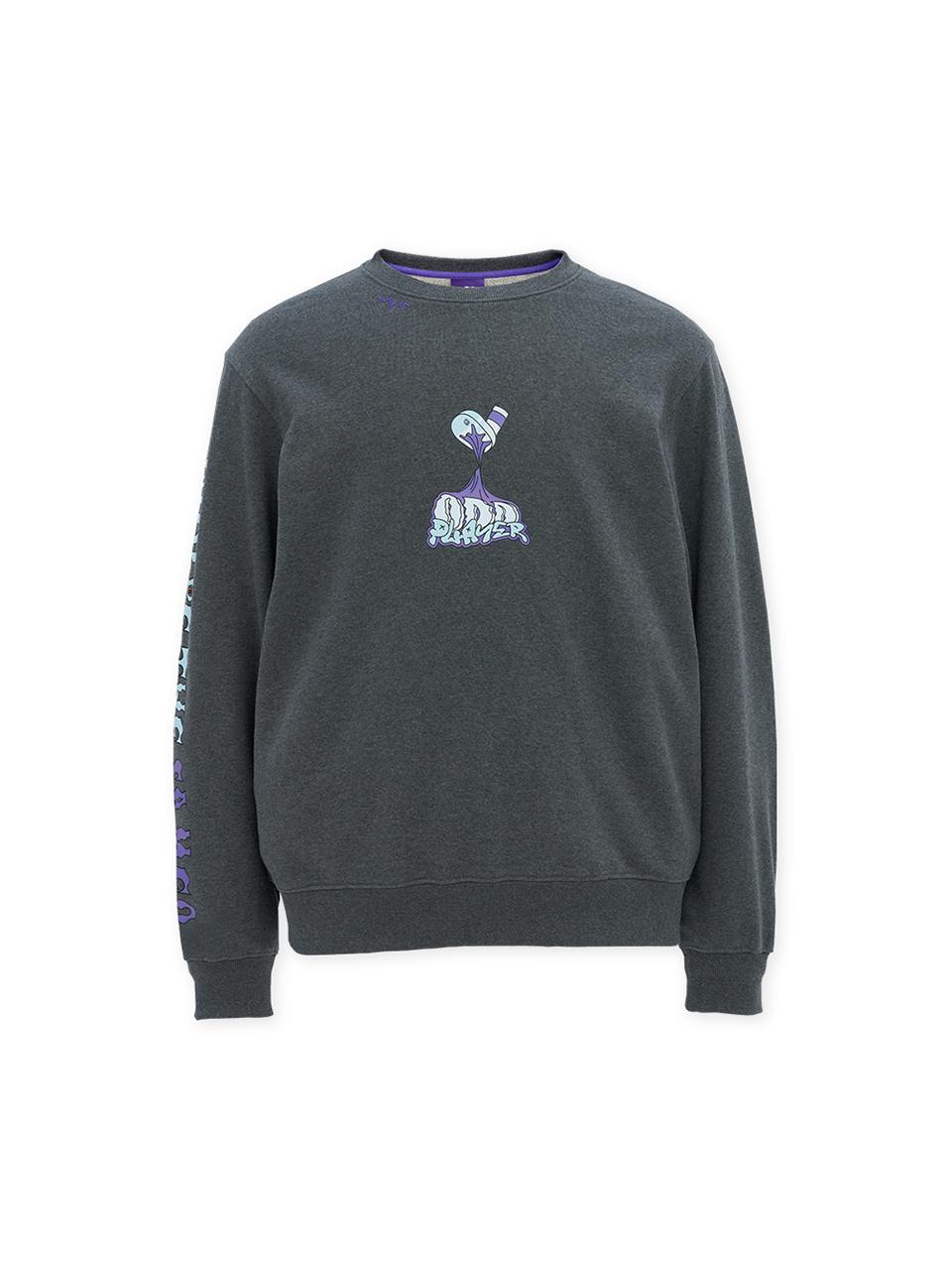 oddsocks ODD PLAYER Odd Step Sweatshirt [Charcoal]