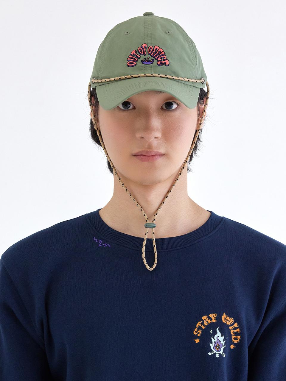 oddsocks [Odd Socks] Outdoor Camping Ball Out of Office Hat [Khaki]