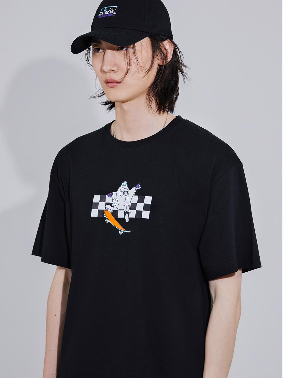 oddsocks ODDSOX Street Cool Kids Short Sleeve T-shirt [Black]