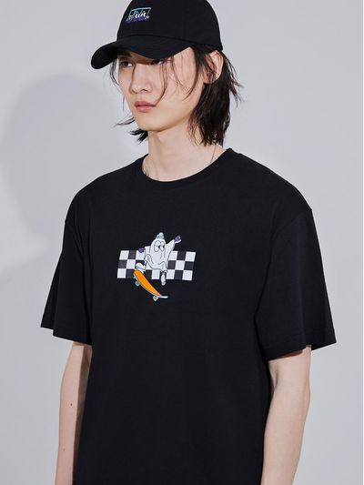 oddsocks ODDSOX Street Cool Kids Short Sleeve T-shirt [Black]