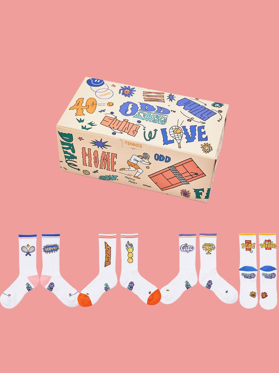 oddsocks TENNIS 2ND 4-Pack Socks