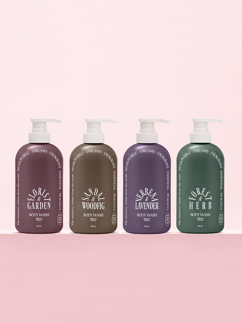 Odid Milkinsera Perfume Body Wash 4 Types 500ml
