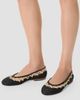Odissì Women's Bea Zigzag Raffia Ballet Flats - 2
