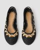 Odissì Women's Bea Zigzag Raffia Ballet Flats - 4