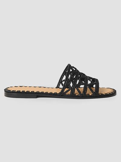 Odissì Women's Evie Woven Slide Sandals