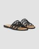 Odissì Women's Evie Woven Slide Sandals - 3