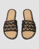 Odissì Women's Evie Woven Slide Sandals - 4