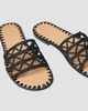 Odissì Women's Evie Woven Slide Sandals - 5