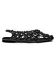 Odissì Women's Viviane Metallic Knot Woven Slingback Flat Sandals - 1