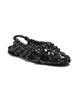 Odissì Women's Viviane Metallic Knot Woven Slingback Flat Sandals - 2