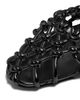 Odissì Women's Viviane Metallic Knot Woven Slingback Flat Sandals - 5