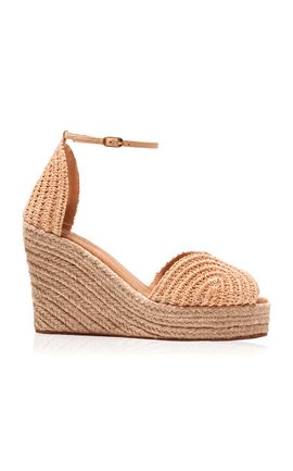 Odissi Odissi Ava Rafia Espadrille Sandals