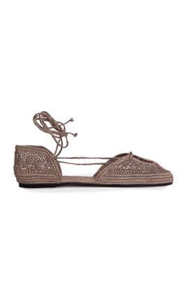 Odissi Odissi Lima Rafia Ballet Flats