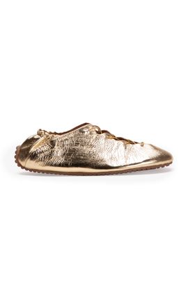 Odissi Odissi Milly Metallic Leather Sneakers
