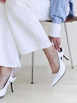 ODR Bron Wrinkle Slingback_ White