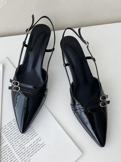 ODR Ellora Slingback 5/6/7cm Pumps [Black] (ODRD24040)