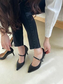 ODR Gina Mary Jane Pumps_Black 5 / 6 / 7 / 8cm