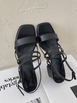ODR Vivid strap Sandals_black 5cm ODR240017