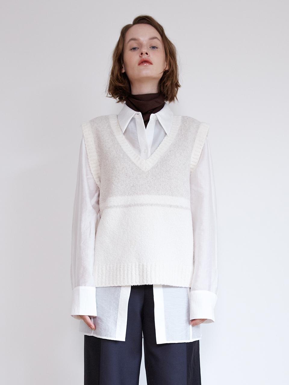 OEF 21FW_Two-way V-neck Knit