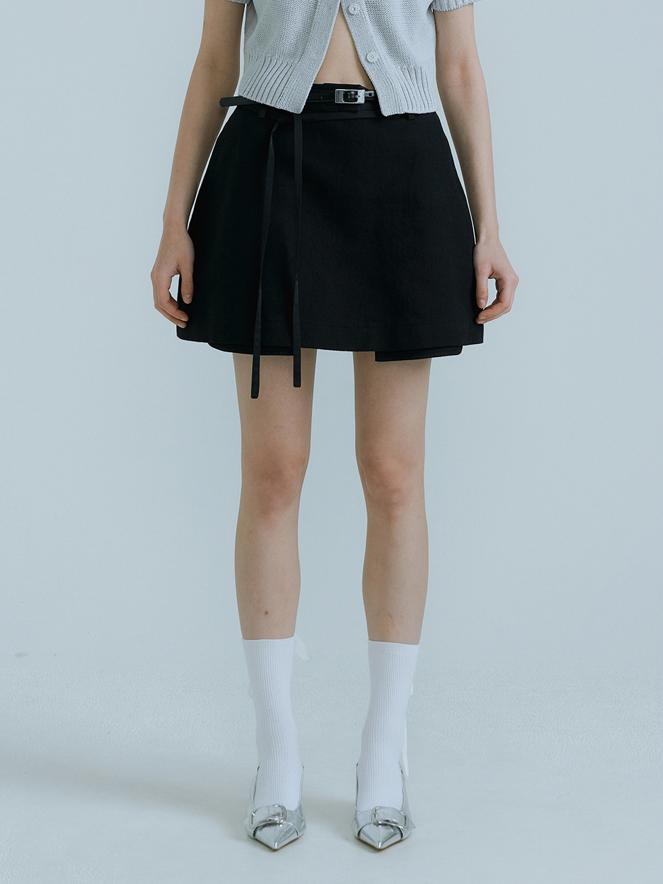 OEF A-Line Mini Skirt _Black