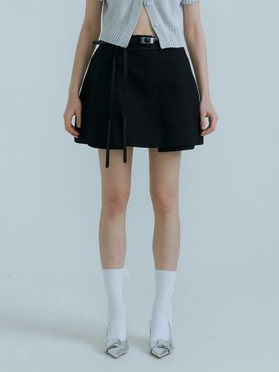 OEF A-Line Mini Skirt _Black