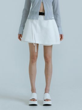 OEF A-Line Mini Skirt _White