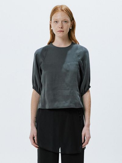 OEF Curved Line Top (Dark Gray)