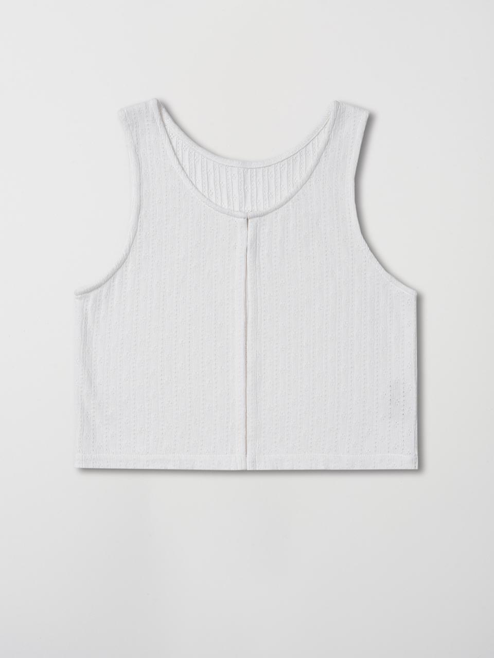 OEF Two-way Cotton Vest [Off White]